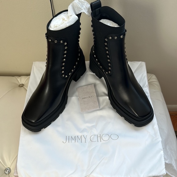 Jimmy Choo. Brand new. In the box. Dust bag is included. - Picture 2 of 9